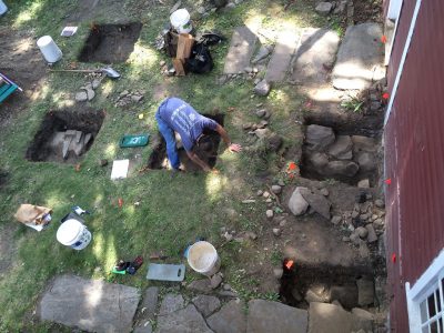 Excavation at the Humphreys House