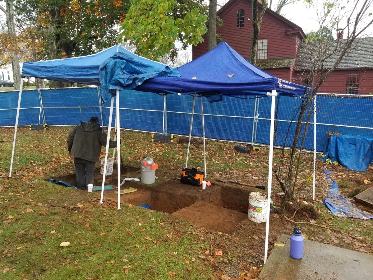 Excavations at the Prudence Crandall Museum, Canterbury Office of